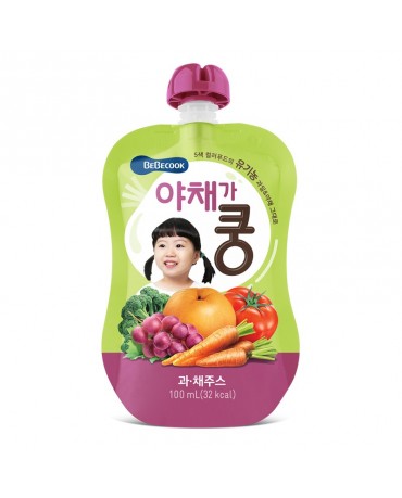 【BEBECOOK】寶膳 嬰幼兒綜合蔬果汁(100ml)