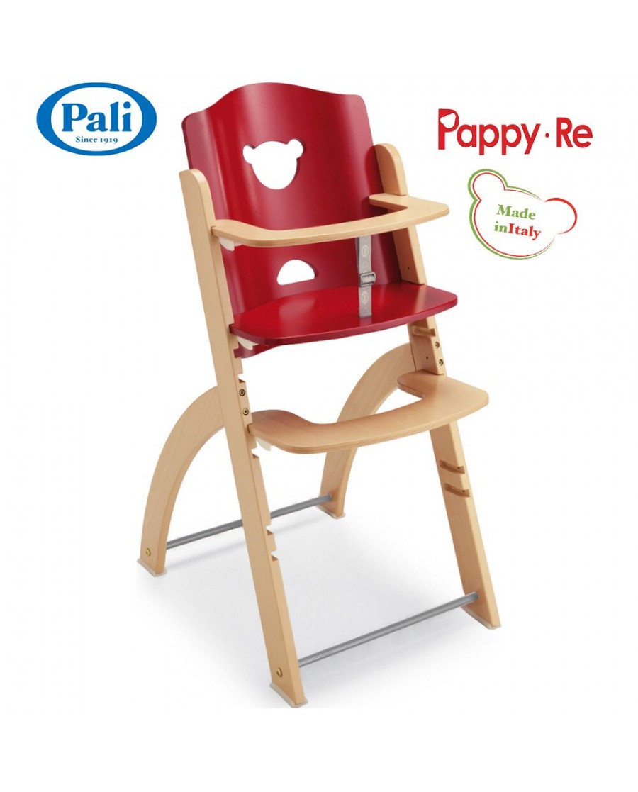 義大利Pali Pappy Re 兒童成長椅-單椅-紅