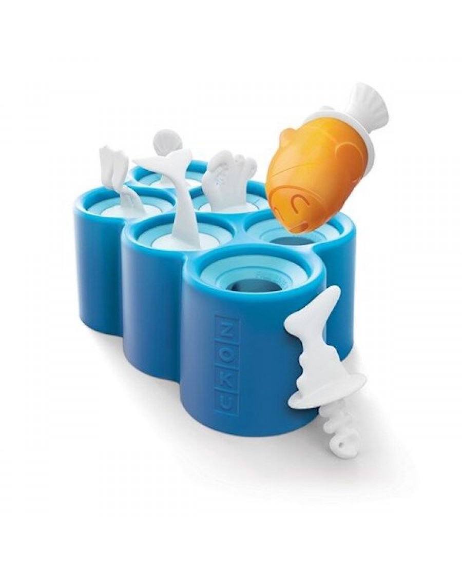美國ZOKU 小魚造型冰棒模具組（六入裝）