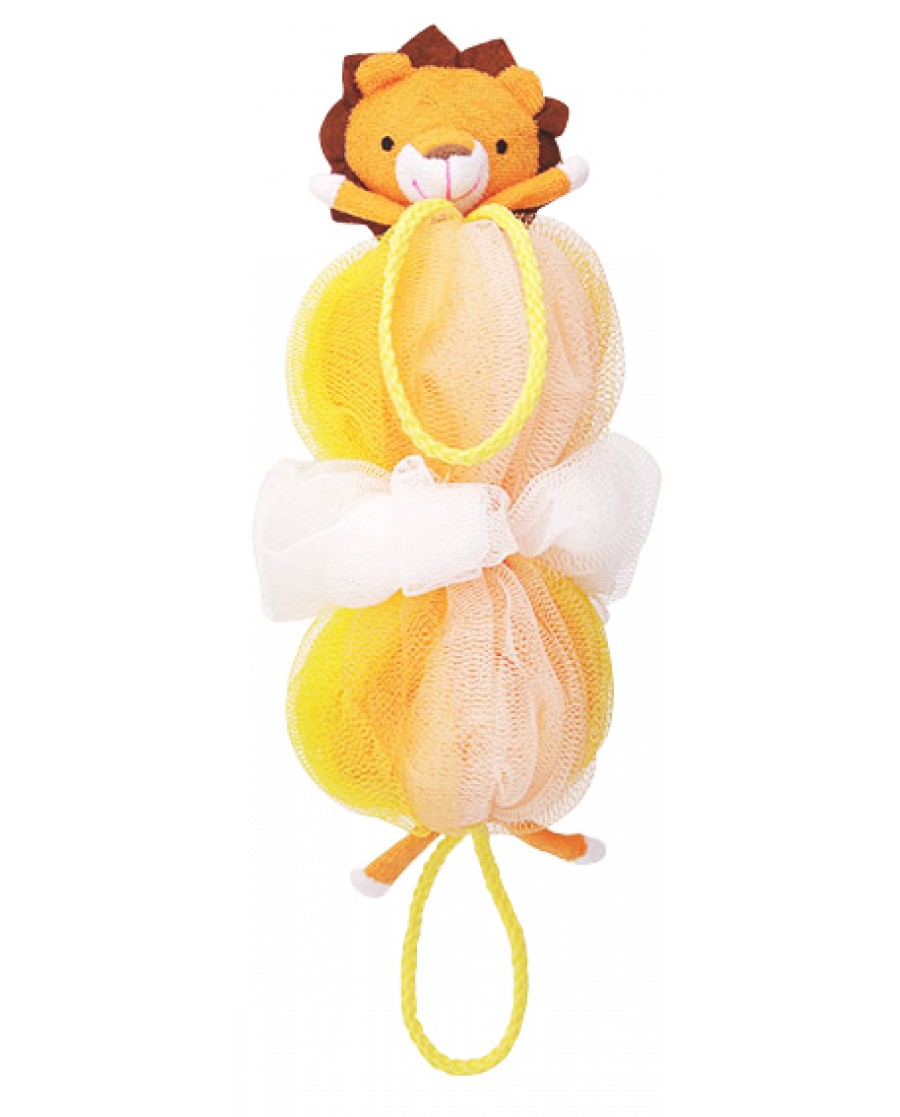 日本MARNA 動物造型刷背泡泡海綿 (獅子)