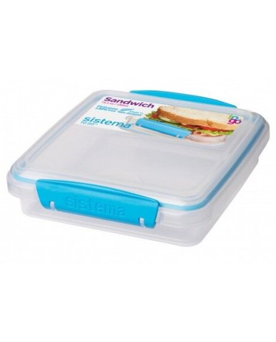 紐西蘭sistema 外帶餐盒450ml-藍